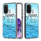 2 In 1 PC + TPU Card Pattern Transparent Protective Case, For Galaxy A01, For Galaxy A21, For Galaxy S20, For Galaxy S20+, For Galaxy S20 Ultra