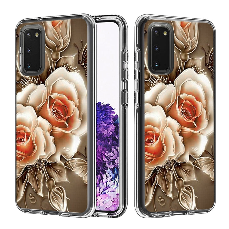 2 In 1 PC + TPU Card Pattern Transparent Protective Case, For Galaxy A01, For Galaxy A21, For Galaxy S20, For Galaxy S20+, For Galaxy S20 Ultra