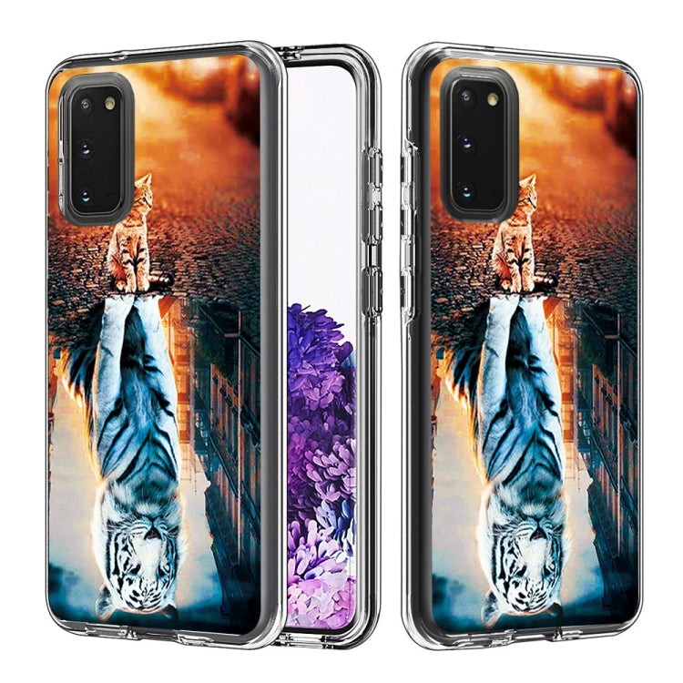 2 In 1 PC + TPU Card Pattern Transparent Protective Case, For Galaxy A01, For Galaxy A21, For Galaxy S20, For Galaxy S20+, For Galaxy S20 Ultra