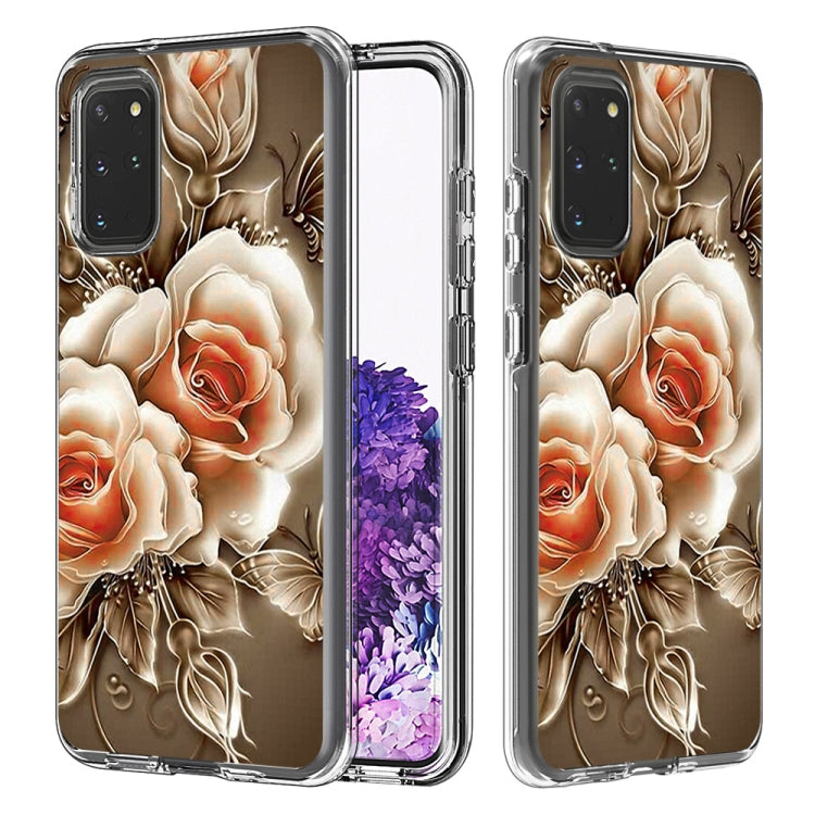 2 In 1 PC + TPU Card Pattern Transparent Protective Case, For Galaxy A01, For Galaxy A21, For Galaxy S20, For Galaxy S20+, For Galaxy S20 Ultra