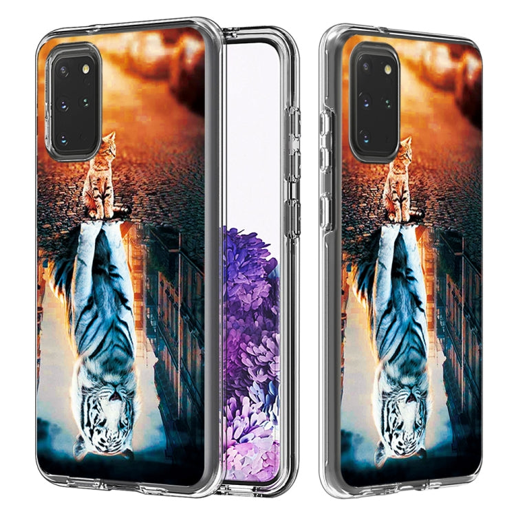 2 In 1 PC + TPU Card Pattern Transparent Protective Case, For Galaxy A01, For Galaxy A21, For Galaxy S20, For Galaxy S20+, For Galaxy S20 Ultra