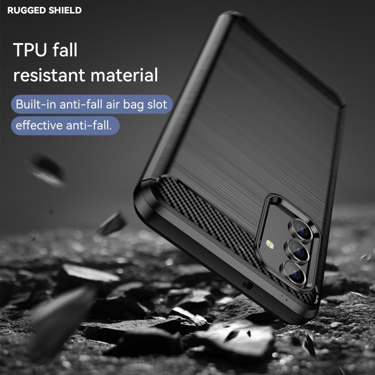 Brushed Texture Carbon Fiber TPU Case, For Samsung Galaxy A04s, For Xiaomi 12S Ultra