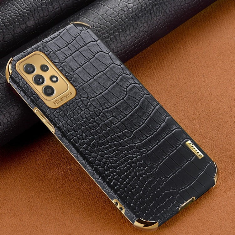 6D Electroplating Crocodile Texture Phone Case, For Samsung Galaxy A13 5G, For Samsung Galaxy A23 5G, For Samsung Galaxy A53, For Samsung Galaxy M52 5G, For Samsung Galaxy S22 Ultra 5G
