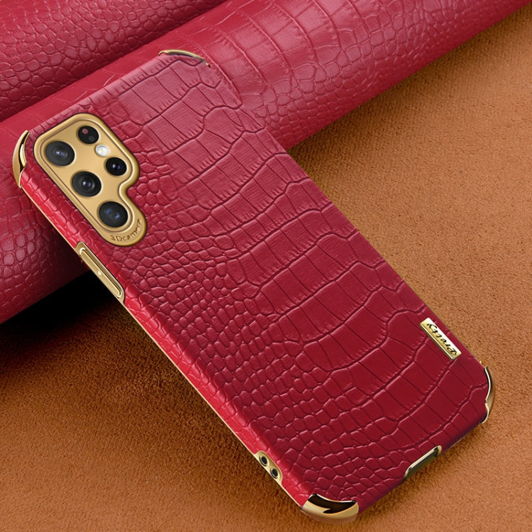 6D Electroplating Crocodile Texture Phone Case, For Samsung Galaxy A13 5G, For Samsung Galaxy A23 5G, For Samsung Galaxy A53, For Samsung Galaxy M52 5G, For Samsung Galaxy S22 Ultra 5G