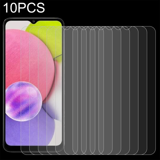 10 PCS 0.26mm 9H 2.5D Tempered Glass Film, For Samsung Galaxy A04s / A04 / A04e / M04 / F04 (10 PCS)