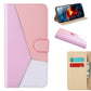 Tricolor Stitching Horizontal Flip Leather Phone Case, For Samsung Galaxy M13 4G, For Samsung Galaxy M23 5G