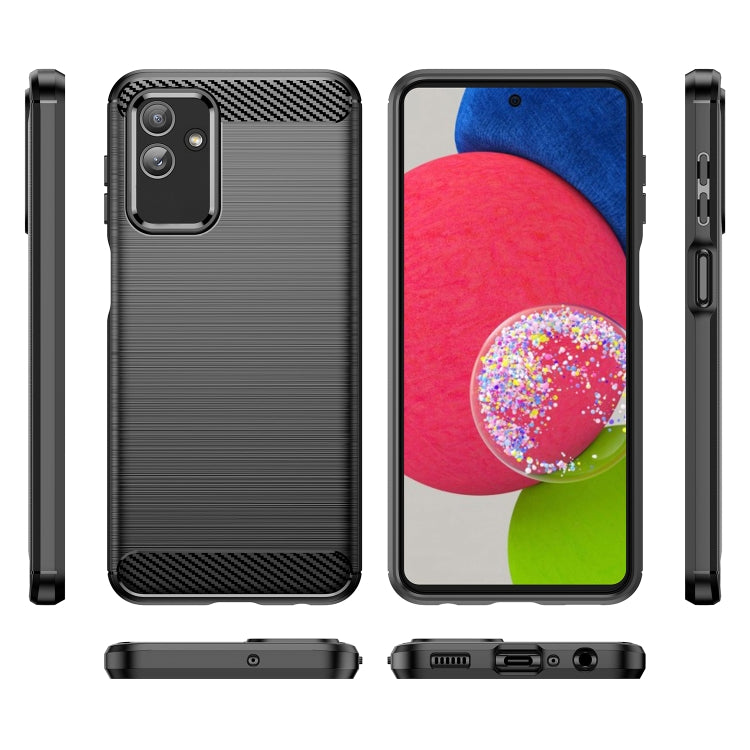 Brushed Texture Carbon Fiber TPU Phone Case, For Samsung Galaxy M13 5G, For Motorola Moto G Stylus 5G 2022
