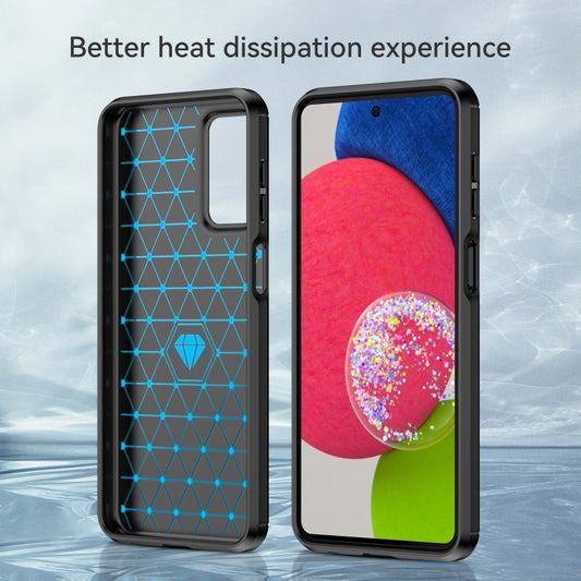 Brushed Texture Carbon Fiber TPU Phone Case, For Samsung Galaxy M13 5G, For Motorola Moto G Stylus 5G 2022
