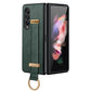 SULADA Cool Series PC + Leather Texture Skin Feel Shockproof Phone Case, For Samsung Galaxy Z Fold4, For Samsung Galaxy Z Flip4