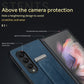 SULADA Cool Series PC + Leather Texture Skin Feel Shockproof Phone Case, For Samsung Galaxy Z Fold4, For Samsung Galaxy Z Flip4