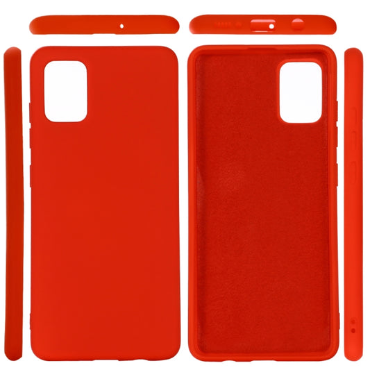 Solid Color Liquid Silicone Anti-fall Full Coverage Mobile Phone Protective Case