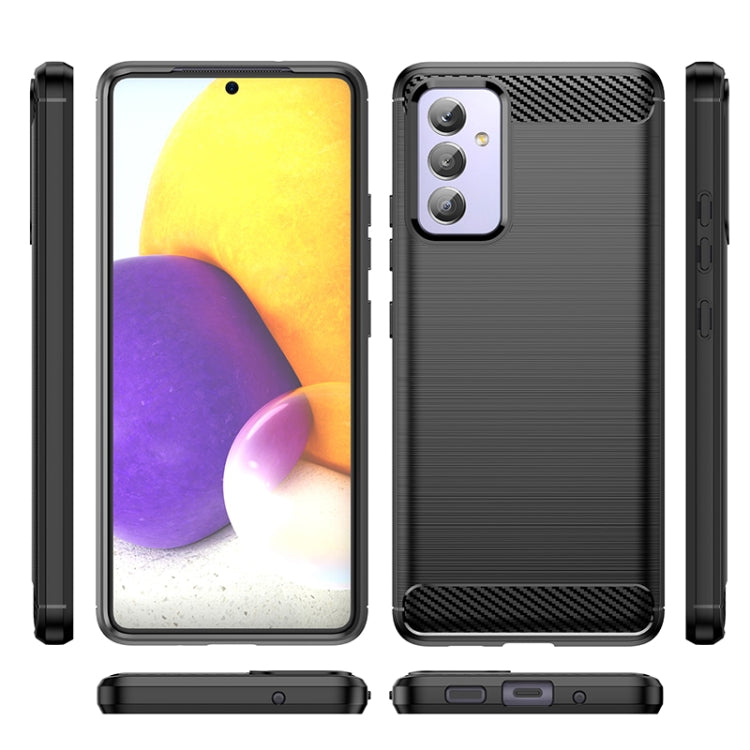 Brushed Texture Carbon Fiber TPU Phone Case, For Samsung Galaxy Quantum 2, For Samsung Galaxy A82, For Samsung Galaxy A22, For Samsung Galaxy F22, For Samsung Galaxy M22 / M32, For Samsung Galaxy A13 4G, For Samsung Galaxy S22+�������������������������...
