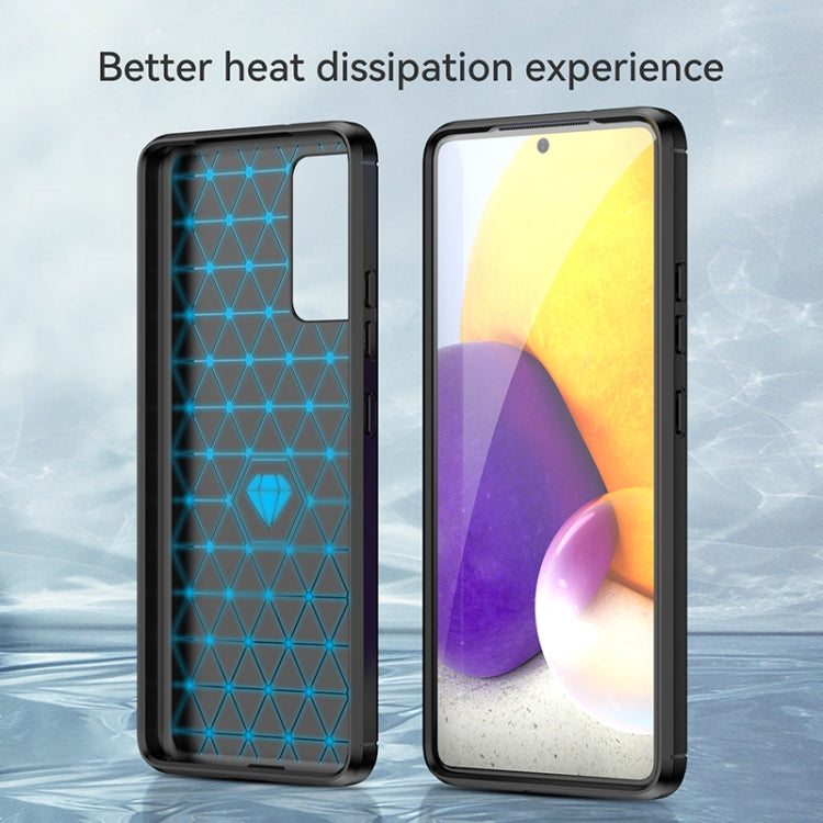 Brushed Texture Carbon Fiber TPU Phone Case, For Samsung Galaxy Quantum 2, For Samsung Galaxy A82, For Samsung Galaxy A22, For Samsung Galaxy F22, For Samsung Galaxy M22 / M32, For Samsung Galaxy A13 4G, For Samsung Galaxy S22+�������������������������...