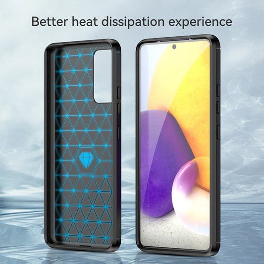 Brushed Texture Carbon Fiber TPU Phone Case, For Samsung Galaxy Quantum 2, For Samsung Galaxy A82, For Samsung Galaxy A22, For Samsung Galaxy F22, For Samsung Galaxy M22 / M32, For Samsung Galaxy A13 4G, For Samsung Galaxy S22+�������������������������...