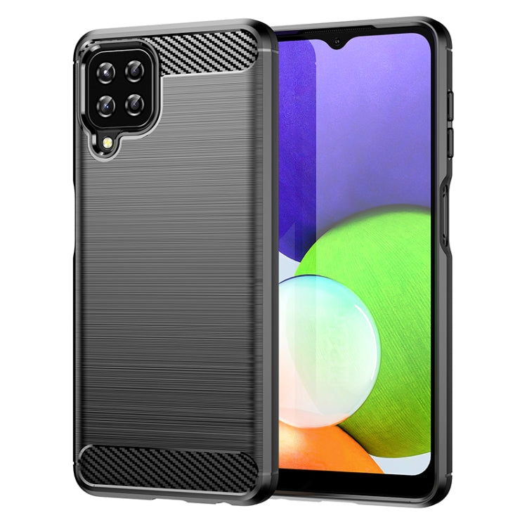 Brushed Texture Carbon Fiber TPU Phone Case, For Samsung Galaxy Quantum 2, For Samsung Galaxy A82, For Samsung Galaxy A22, For Samsung Galaxy F22, For Samsung Galaxy M22 / M32, For Samsung Galaxy A13 4G, For Samsung Galaxy S22+�������������������������...