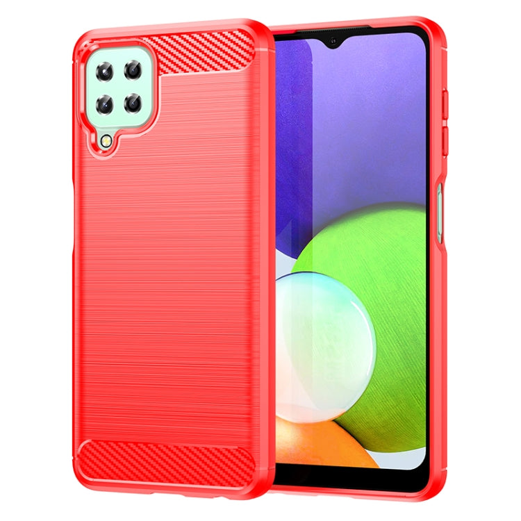 Brushed Texture Carbon Fiber TPU Phone Case, For Samsung Galaxy Quantum 2, For Samsung Galaxy A82, For Samsung Galaxy A22, For Samsung Galaxy F22, For Samsung Galaxy M22 / M32, For Samsung Galaxy A13 4G, For Samsung Galaxy S22+�������������������������...