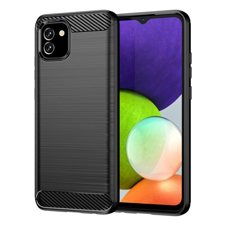 Brushed Texture Carbon Fiber TPU Phone Case, For Samsung Galaxy Quantum 2, For Samsung Galaxy A82, For Samsung Galaxy A22, For Samsung Galaxy F22, For Samsung Galaxy M22 / M32, For Samsung Galaxy A13 4G, For Samsung Galaxy S22+�������������������������...