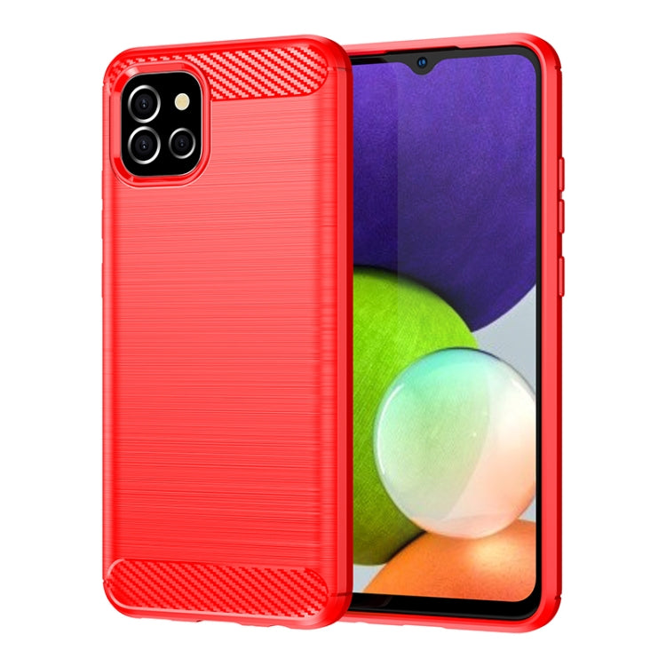 Brushed Texture Carbon Fiber TPU Phone Case, For Samsung Galaxy Quantum 2, For Samsung Galaxy A82, For Samsung Galaxy A22, For Samsung Galaxy F22, For Samsung Galaxy M22 / M32, For Samsung Galaxy A13 4G, For Samsung Galaxy S22+�������������������������...