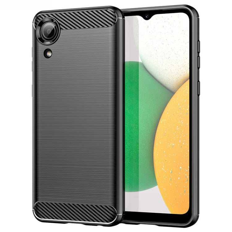 Brushed Texture Carbon Fiber TPU Phone Case, For Samsung Galaxy Quantum 2, For Samsung Galaxy A82, For Samsung Galaxy A22, For Samsung Galaxy F22, For Samsung Galaxy M22 / M32, For Samsung Galaxy A13 4G, For Samsung Galaxy S22+�������������������������...