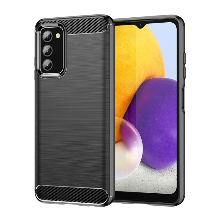 Brushed Texture Carbon Fiber TPU Phone Case, For Samsung Galaxy Quantum 2, For Samsung Galaxy A82, For Samsung Galaxy A22, For Samsung Galaxy F22, For Samsung Galaxy M22 / M32, For Samsung Galaxy A13 4G, For Samsung Galaxy S22+�������������������������...