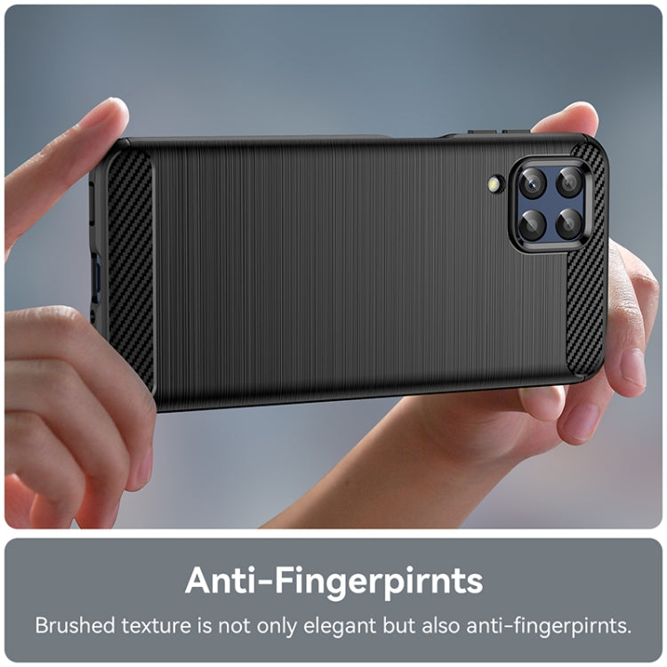 Brushed Texture Carbon Fiber TPU Phone Case, For Samsung Galaxy M33