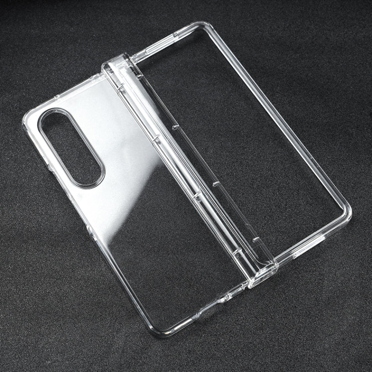 Transparent 3 in 1 PC Phone Case, For Samsung Galaxy Z Fold4