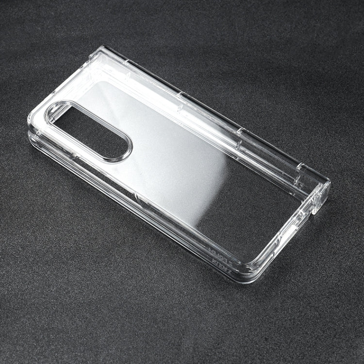 Transparent 3 in 1 PC Phone Case, For Samsung Galaxy Z Fold4