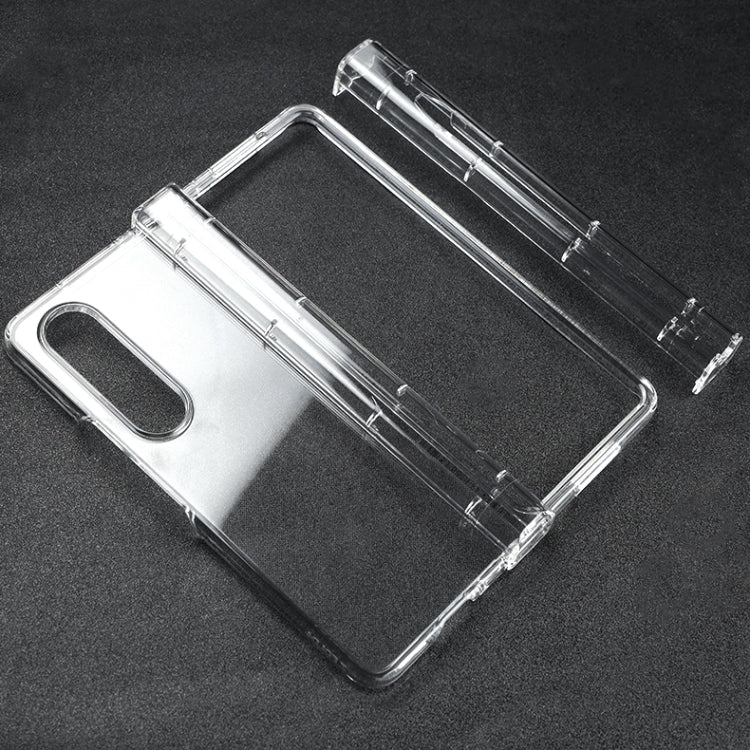 Transparent 3 in 1 PC Phone Case, For Samsung Galaxy Z Fold4