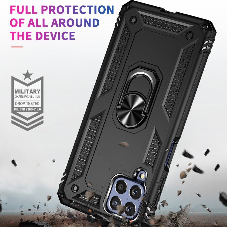 Shockproof TPU + PC Phone Case with 360 Degree Rotating Holder, For Samsung Galaxy M53 5G