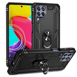 Shockproof TPU + PC Phone Case with 360 Degree Rotating Holder, For Samsung Galaxy M53 5G