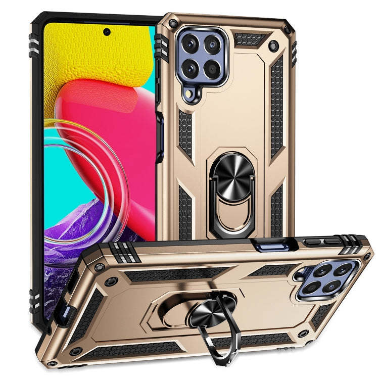 Shockproof TPU + PC Phone Case with 360 Degree Rotating Holder, For Samsung Galaxy M53 5G
