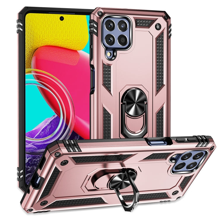 Shockproof TPU + PC Phone Case with 360 Degree Rotating Holder, For Samsung Galaxy M53 5G