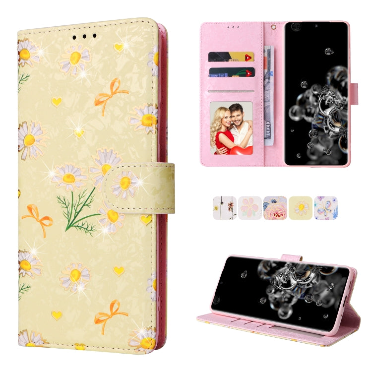 Bronzing Painting RFID Leather Case, For Samsung Galaxy S22 Ultra, For Samsung Galaxy S22 Plus, For Samsung Galaxy S22, For Samsung Galaxy S21 Ultra, For Samsung Galaxy S21 Plus, For Samsung Galaxy S21 FE 5G, For Samsung Galaxy S21 5G������������������...