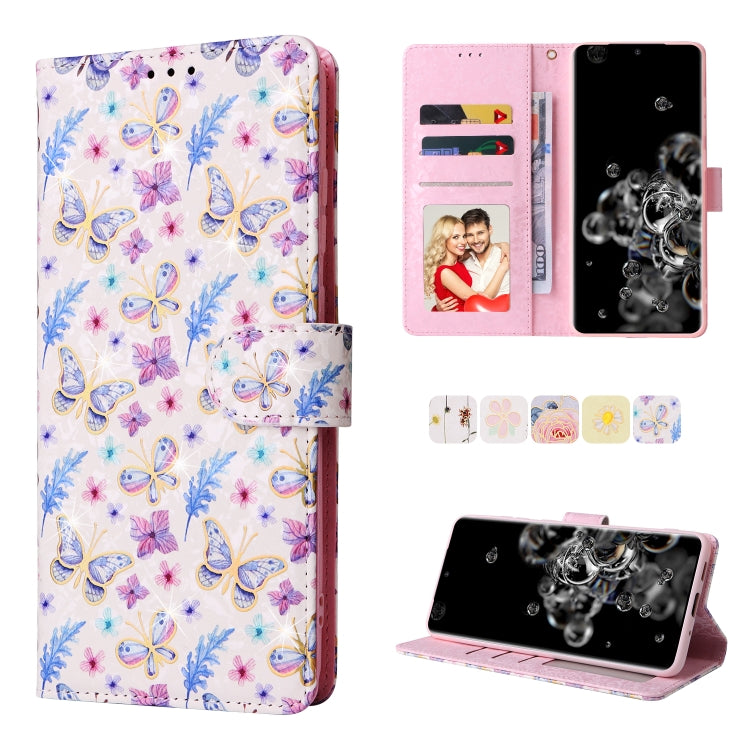 Bronzing Painting RFID Leather Case, For Samsung Galaxy S22 Ultra, For Samsung Galaxy S22 Plus, For Samsung Galaxy S22, For Samsung Galaxy S21 Ultra, For Samsung Galaxy S21 Plus, For Samsung Galaxy S21 FE 5G, For Samsung Galaxy S21 5G������������������...