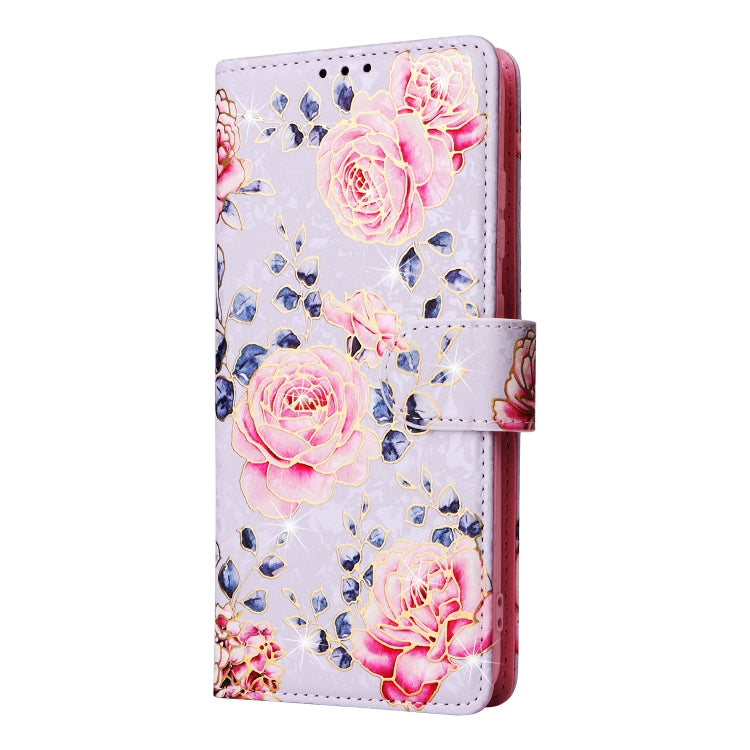 Bronzing Painting RFID Leather Case, For Samsung Galaxy S20 Plus, For Samsung Galaxy S20 FE, For Samsung Galaxy S20, For Samsung Galaxy S10 Plus, For Samsung Galaxy S10, For Samsung Galaxy S9 Plus, For Samsung Galaxy S9, For Samsung Galaxy S8