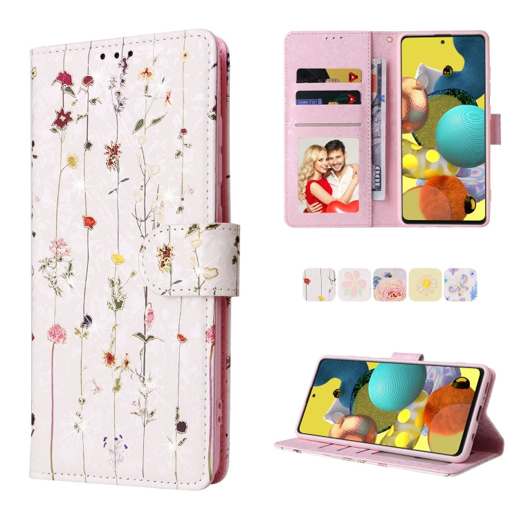 Bronzing Painting RFID Leather Case, For Samsung Galaxy A53 5G, For Samsung Galaxy A52 5G, For Samsung Galaxy A51, For Samsung Galaxy A33 5G, For Samsung Galaxy A32 5G, For Samsung Galaxy A32 4G, For Samsung Galaxy A23 4G, For Samsung Galaxy A22 5G