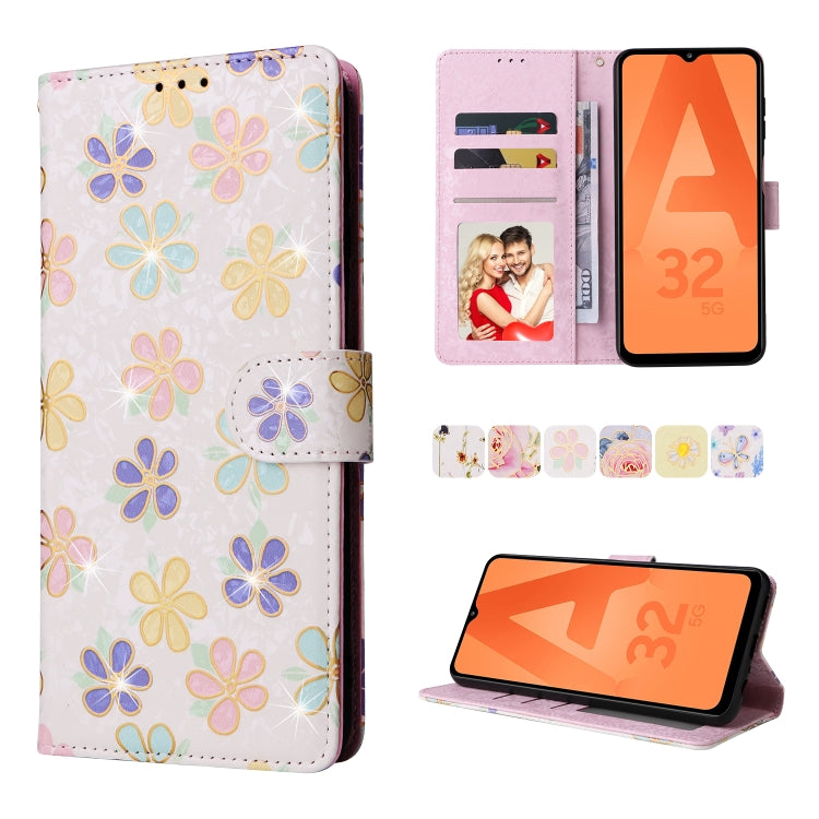 Bronzing Painting RFID Leather Case, For Samsung Galaxy A53 5G, For Samsung Galaxy A52 5G, For Samsung Galaxy A51, For Samsung Galaxy A33 5G, For Samsung Galaxy A32 5G, For Samsung Galaxy A32 4G, For Samsung Galaxy A23 4G, For Samsung Galaxy A22 5G