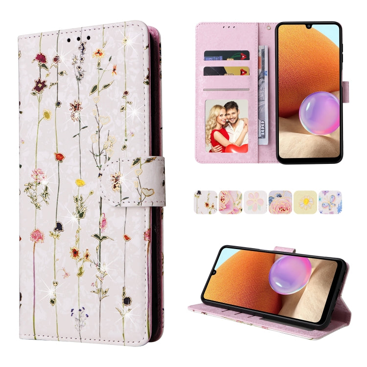 Bronzing Painting RFID Leather Case, For Samsung Galaxy A53 5G, For Samsung Galaxy A52 5G, For Samsung Galaxy A51, For Samsung Galaxy A33 5G, For Samsung Galaxy A32 5G, For Samsung Galaxy A32 4G, For Samsung Galaxy A23 4G, For Samsung Galaxy A22 5G