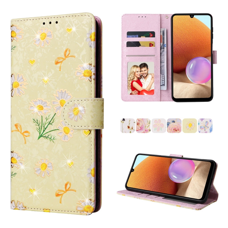 Bronzing Painting RFID Leather Case, For Samsung Galaxy A53 5G, For Samsung Galaxy A52 5G, For Samsung Galaxy A51, For Samsung Galaxy A33 5G, For Samsung Galaxy A32 5G, For Samsung Galaxy A32 4G, For Samsung Galaxy A23 4G, For Samsung Galaxy A22 5G