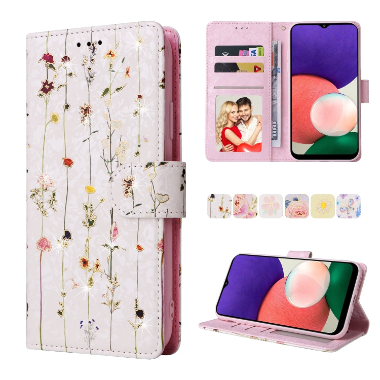 Bronzing Painting RFID Leather Case, For Samsung Galaxy A53 5G, For Samsung Galaxy A52 5G, For Samsung Galaxy A51, For Samsung Galaxy A33 5G, For Samsung Galaxy A32 5G, For Samsung Galaxy A32 4G, For Samsung Galaxy A23 4G, For Samsung Galaxy A22 5G