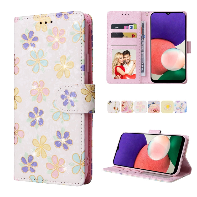 Bronzing Painting RFID Leather Case, For Samsung Galaxy A53 5G, For Samsung Galaxy A52 5G, For Samsung Galaxy A51, For Samsung Galaxy A33 5G, For Samsung Galaxy A32 5G, For Samsung Galaxy A32 4G, For Samsung Galaxy A23 4G, For Samsung Galaxy A22 5G