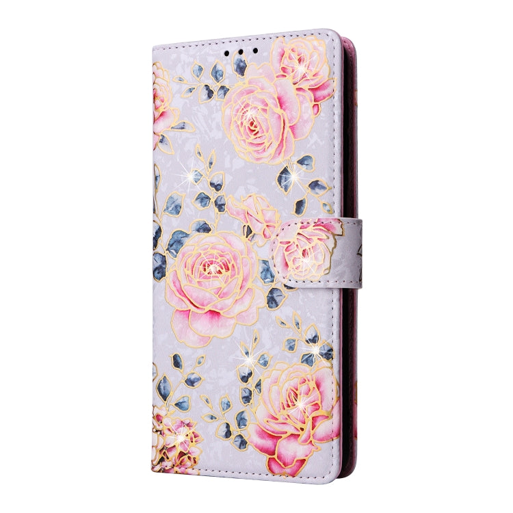Bronzing Painting RFID Leather Case, For Samsung Galaxy A13 4G / 5G, For Samsung Galaxy A12, For Samsung Galaxy S8 Plus