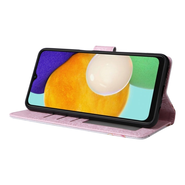 Bronzing Painting RFID Leather Case, For Samsung Galaxy A13 4G / 5G, For Samsung Galaxy A12, For Samsung Galaxy S8 Plus