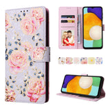 Bronzing Painting RFID Leather Case, For Samsung Galaxy A13 4G / 5G, For Samsung Galaxy A12, For Samsung Galaxy S8 Plus