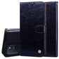 Business Style Oil Wax Texture Horizontal Flip Leather Case, with Holder & Card Slots & Wallet