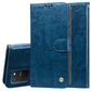 Business Style Oil Wax Texture Horizontal Flip Leather Case, with Holder & Card Slots & Wallet