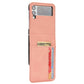 Skin-feeling Half-split External Card Slot Folding Phone Case