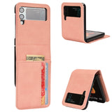 Skin-feeling Half-split External Card Slot Folding Phone Case