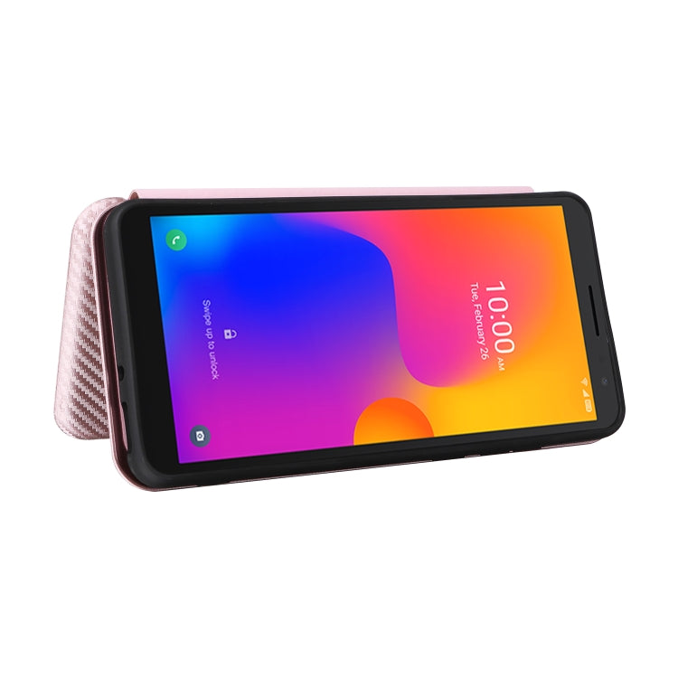 Carbon Fiber Texture Flip Leather Phone Case, For Alcatel 1B 2022, For Asus Zenfone 9, For Motorola Moto G32, For Samsung Galaxy Z Fold4, For Xiaomi Redmi K50 Ultra, For OnePlus 10T 5G