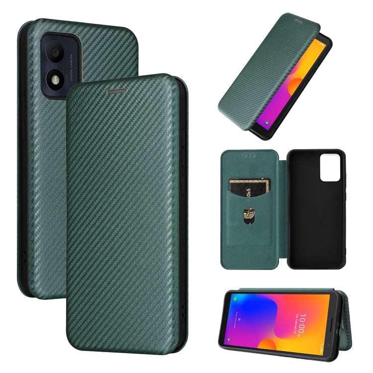 Carbon Fiber Texture Flip Leather Phone Case, For Alcatel 1B 2022, For Asus Zenfone 9, For Motorola Moto G32, For Samsung Galaxy Z Fold4, For Xiaomi Redmi K50 Ultra, For OnePlus 10T 5G